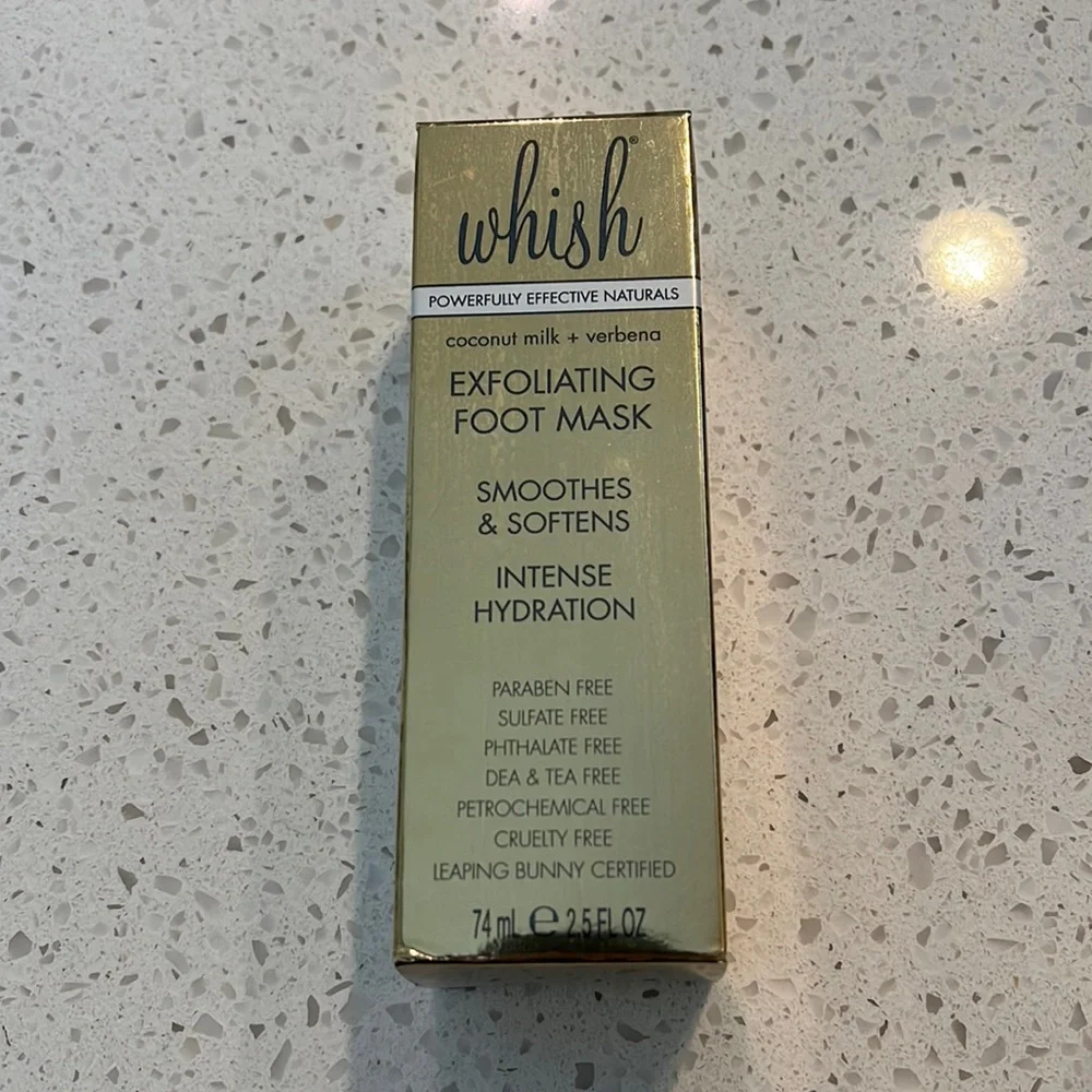 Whish Exfoliating Foot Mask BRAND NEW - Picture 1 of 4